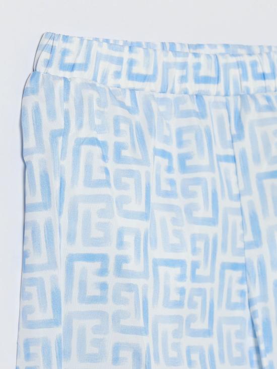 26SS [키즈] 발망 스윔팬츠 BYC509Z3783 100CE Gnawed Blue - BALMAIN