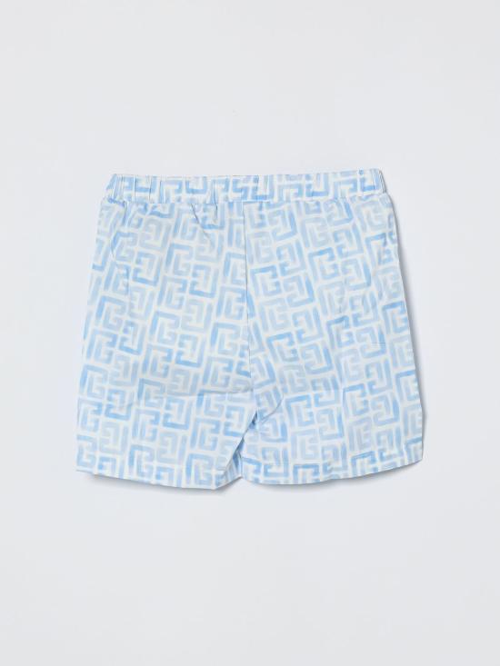 26SS [키즈] 발망 스윔팬츠 BYC509Z3783 100CE Gnawed Blue - BALMAIN