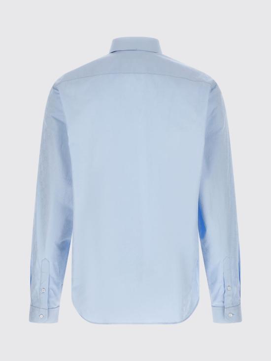 26SS 구찌 GG 코튼 포플린 셔츠 860785ZAUO8 4774 Blue - GUCCI