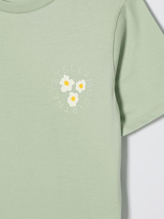 26SS [키즈] 스텔라 맥카트니 티셔츠 TY8B61Z0434 767 Green - STELLA MCCARTNEY