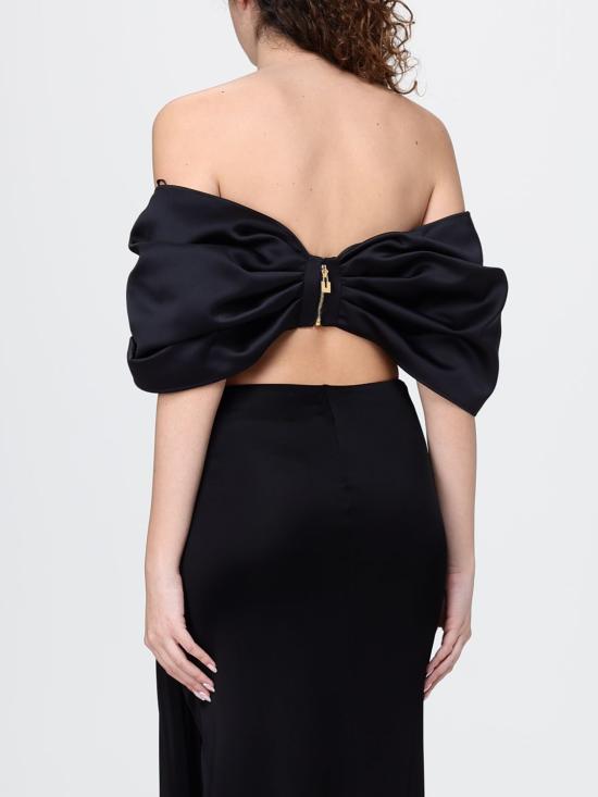 26SS 엘리자베타프랜치 민소매 티셔츠 TO05662E2 110 Black - ELISABETTA FRANCHI