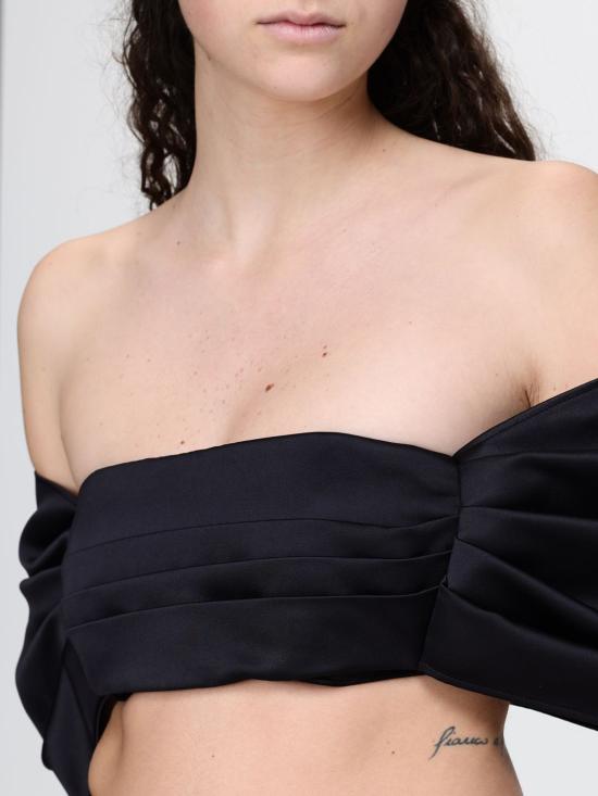 26SS 엘리자베타프랜치 민소매 티셔츠 TO05662E2 110 Black - ELISABETTA FRANCHI