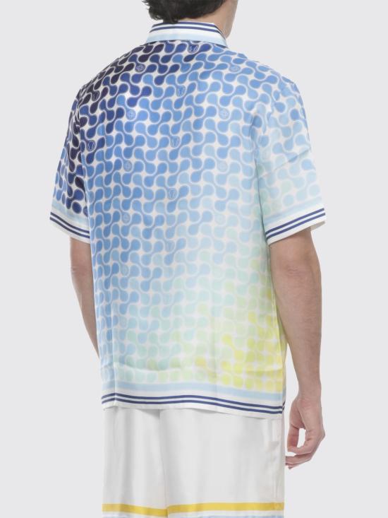 26SS 카사블랑카 셔츠 MSS26SH003 06 Navy - CASABLANCA