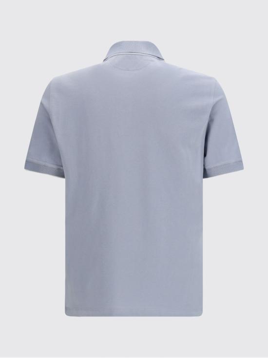 26SS 브루넬로 쿠치넬리 피케 폴로 셔츠 ME8548788 COG70 Gnawed Blue - BRUNELLO CUCINELLI