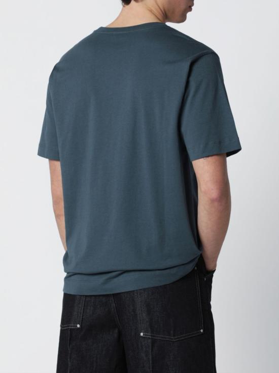 26SS 드리스 반 노튼 반팔 티셔츠 211003600 508 Petroleum Blue - DRIES VAN NOTEN