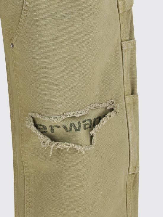 26SS 알렉산더 왕 스트레이트 팬츠 4DC2264991 300C Military - ALEXANDER WANG