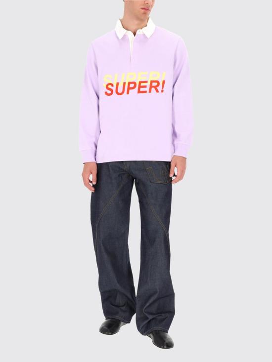 26SS JW앤더슨 폴로 티셔츠 JO0288PG1938 700 Violet - JW ANDERSON