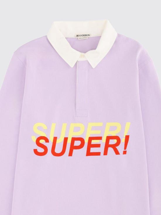 26SS JW앤더슨 폴로 티셔츠 JO0288PG1938 700 Violet - JW ANDERSON