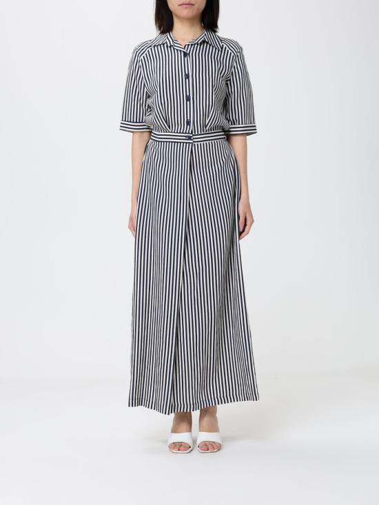 26SS 하니타 롱 원피스 HV37894577 BLU MARINE Navy