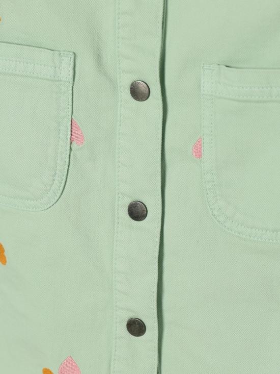 26SS [키즈] 스텔라 맥카트니 원피스 TY1A22Z3454 754EM Green - STELLA MCCARTNEY