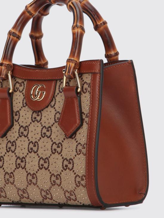 26SS 구찌 다이애나 미니 토트백 70744921HRG 2687 Beige - GUCCI
