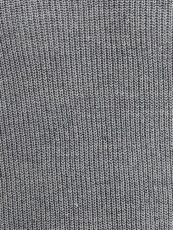 26SS 브루넬로 쿠치넬리 하프 잉글리시 립 리넨 코튼 니트 티셔츠 M2L707710 CYZ16 Grey - BRUNELLO CUCINELLI