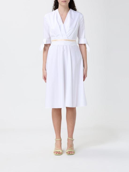 26SS 하니타 미디 원피스 HV38324597 BIANCO White