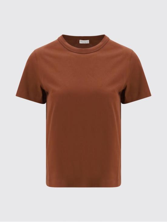 26SS 브루넬로 쿠치넬리 코튼 티셔츠 M0T81BI100 C9092 Red - BRUNELLO CUCINELLI