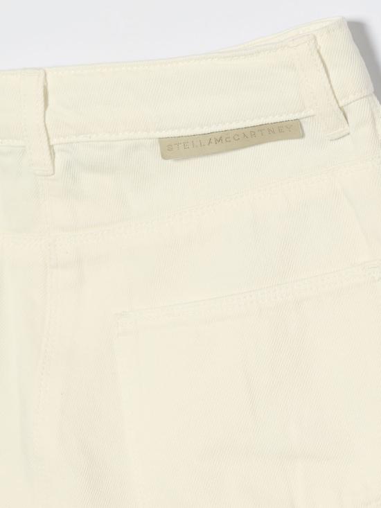 26SS [키즈] 스텔라 맥카트니 쇼츠/버뮤다 TY6F39Z3457 101 Yellow Cream - STELLA MCCARTNEY