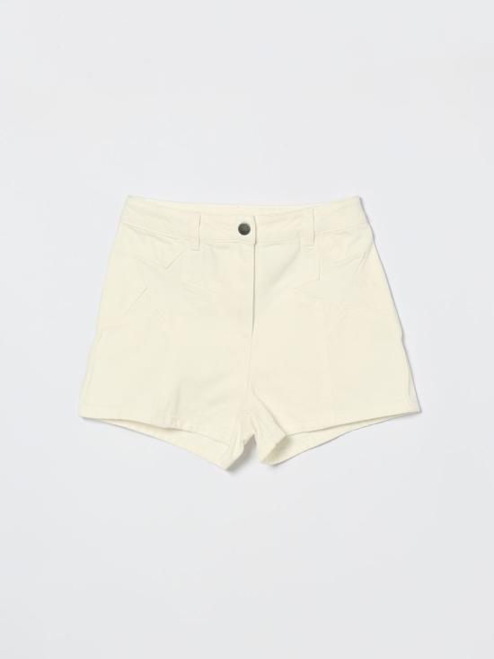 26SS [키즈] 스텔라 맥카트니 쇼츠/버뮤다 TY6F39Z3457 101 Yellow Cream