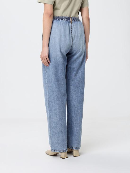 26SS 파비아나 필리피 트레이닝/조거 팬츠 PAD276F322M141 VR2 Sky Blue - FABIANA FILIPPI