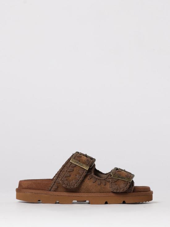 26SS 모우 뮬/슬리퍼 631000A NUTBR Hazel
