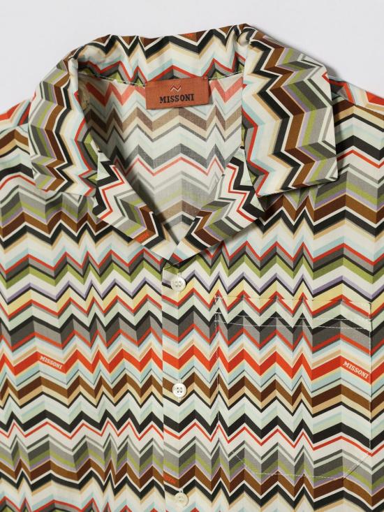 26SS [키즈] 미소니 셔츠 MY5P31P0606 997 Multicolor - MISSONI