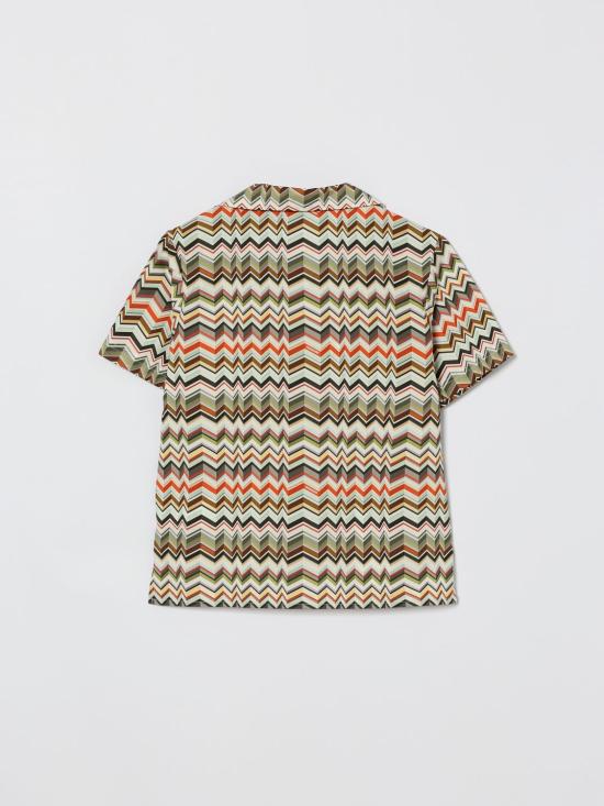26SS [키즈] 미소니 셔츠 MY5P31P0606 997 Multicolor - MISSONI