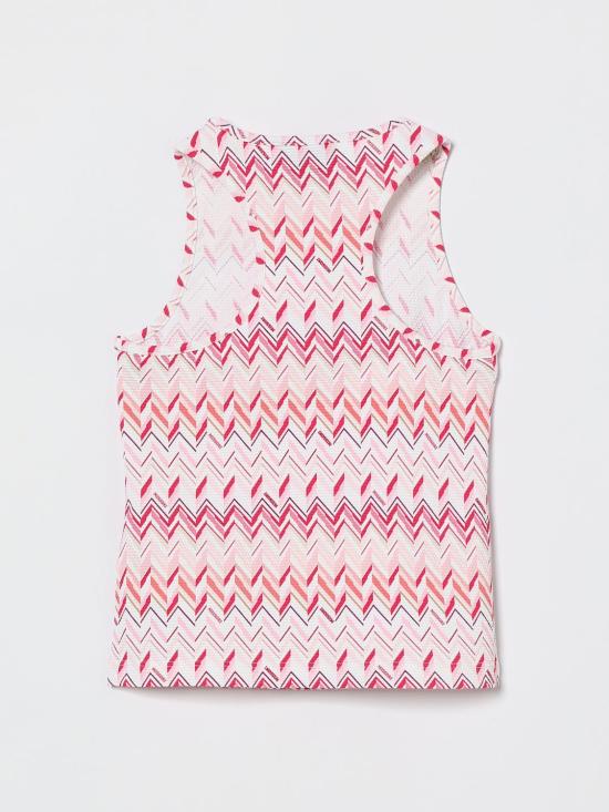 26SS [키즈] 미소니 티셔츠 MY8B12J0539 100FU Fuchsia - MISSONI