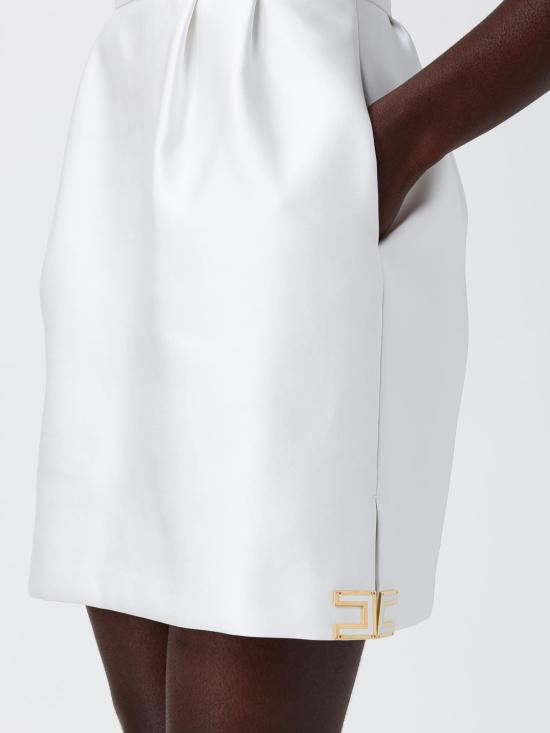 26SS 엘리자베타프랜치 미디 원피스 AB87561E2 360 Yellow Cream - ELISABETTA FRANCHI