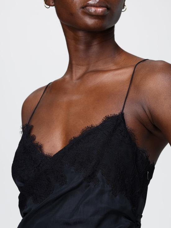 26SS 모스키노 롱 원피스 04190545 0555 Black - MOSCHINO