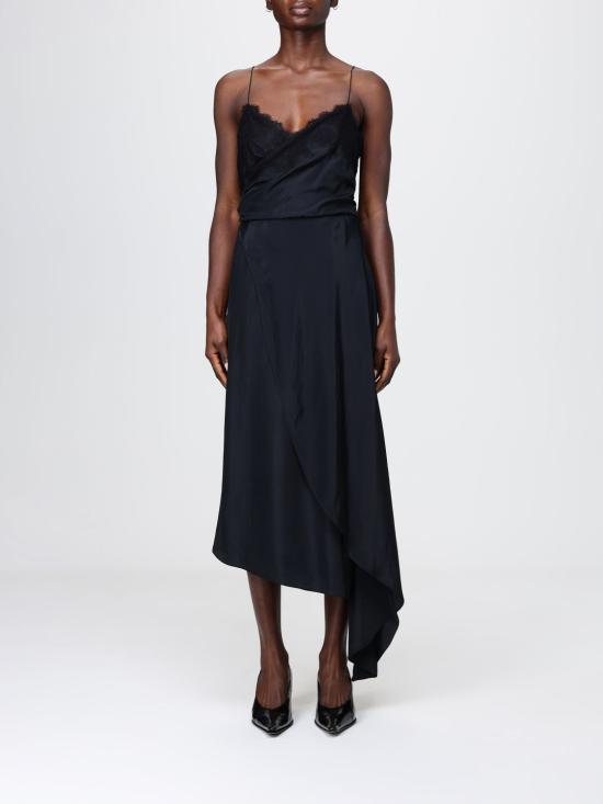 26SS 모스키노 롱 원피스 04190545 0555 Black