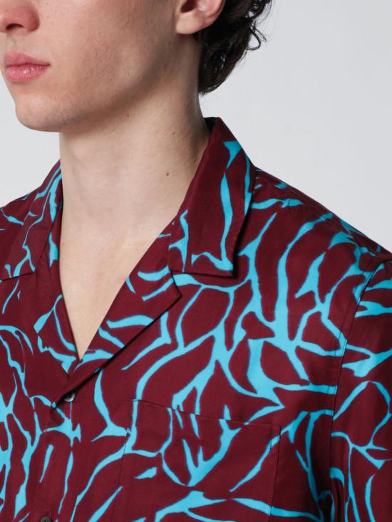 26SS 드리스 반 노튼 반팔 셔츠 207423244 358 Violet - DRIES VAN NOTEN