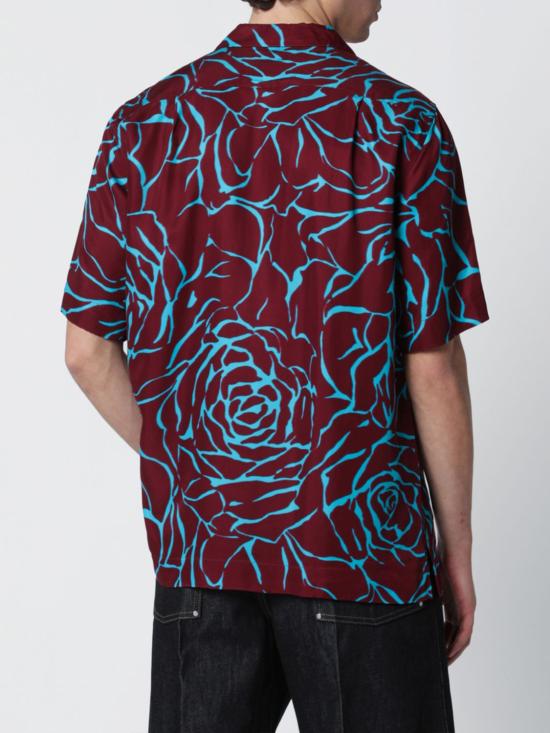 26SS 드리스 반 노튼 반팔 셔츠 207423244 358 Violet - DRIES VAN NOTEN