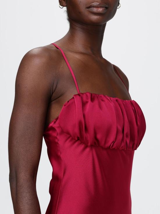 26SS 하니타 롱 원피스 HV38304610 MAGENTA Burgundy - HANITA