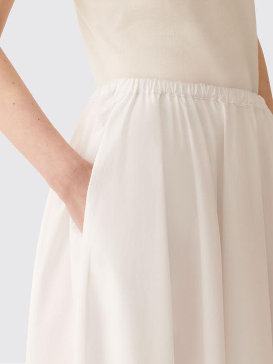 26SS 파비아나 필리피 롱 스커트 GND276F828D650 21 White - FABIANA FILIPPI