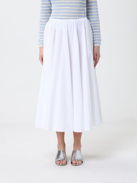 26SS 파비아나 필리피 롱 스커트 GND276F828D650 21 White