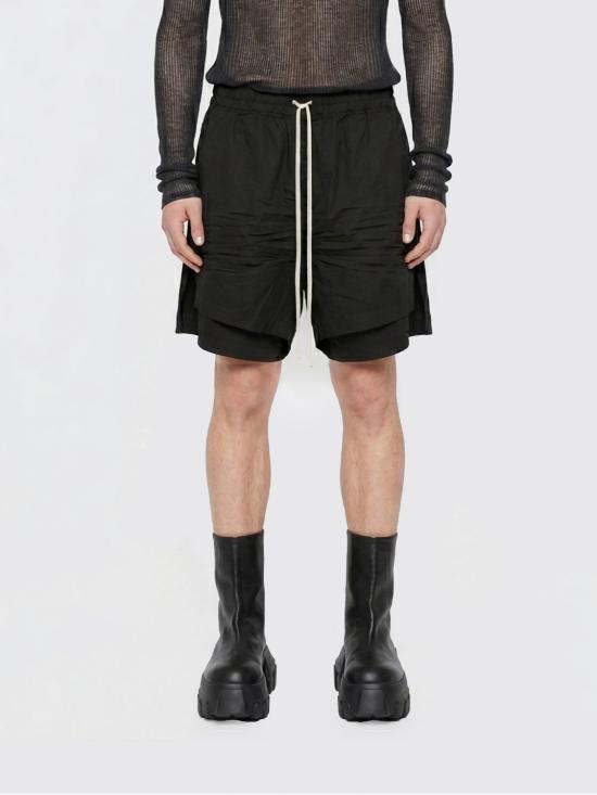 26SS 릭 오웬스 숏팬츠 RR01F2315TE 09 Black