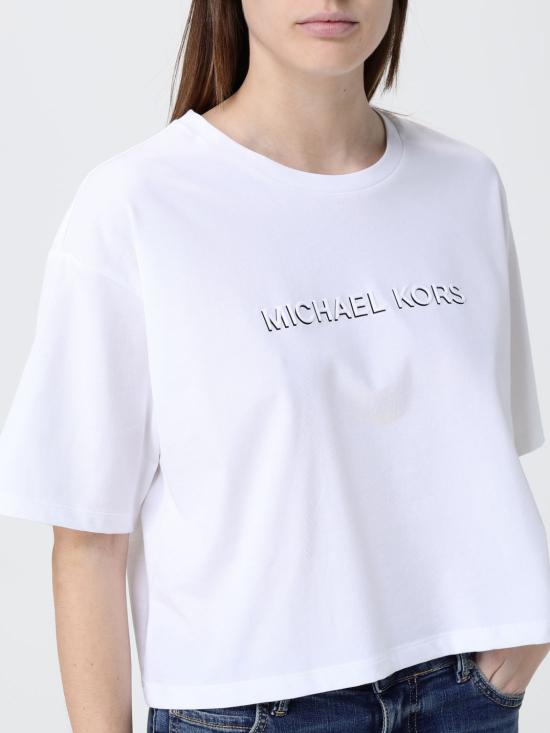 26SS 마이클 코어스 반팔 티셔츠 MR651Z797J 100 White - MICHAEL KORS