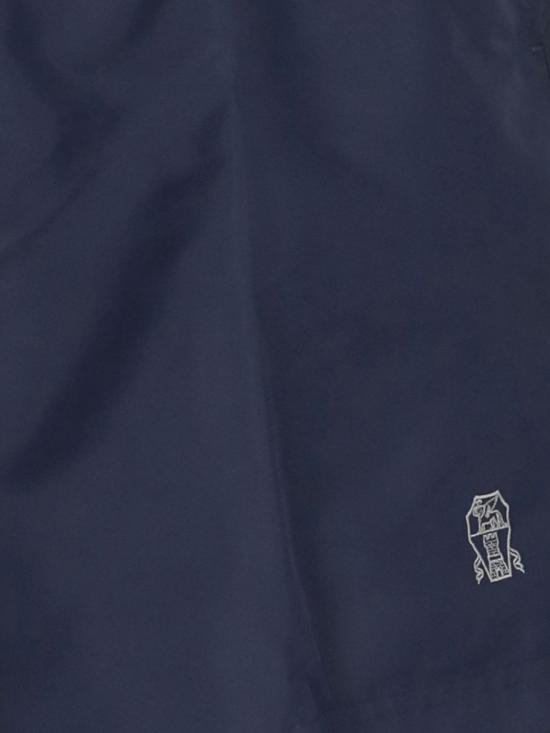 26SS 브루넬로 쿠치넬리 로고 스윔 팬츠 MW817043 CBA17 Navy - BRUNELLO CUCINELLI