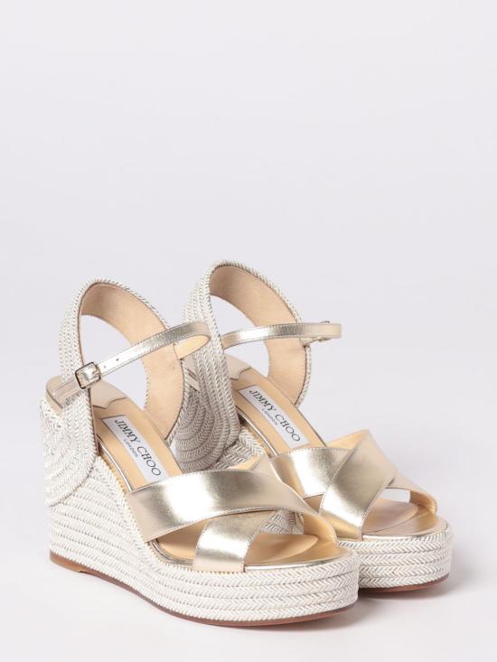 26SS 지미추 샌들 DELLENA100NMW CHAMPAGNE CHAMPAGNE MIX Champagne - JIMMY CHOO
