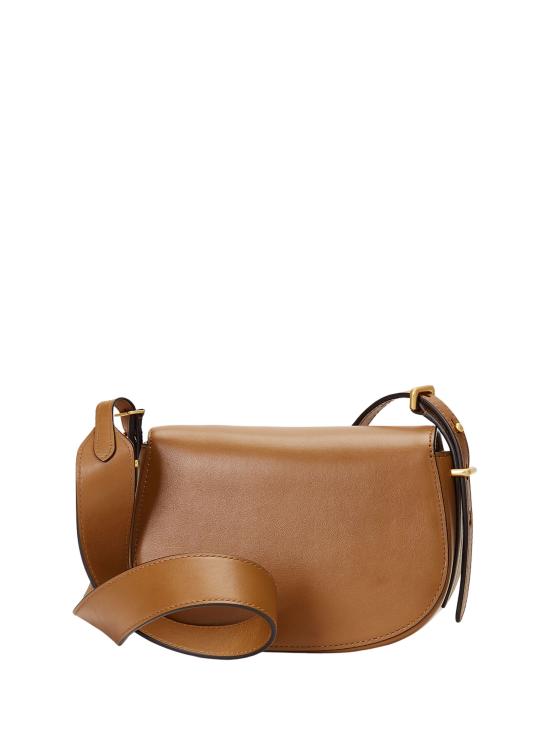 26SS 랄프 로렌 폴로 ID 레더 새들백 랄프 로렌 428891391 002 Brown - RALPH LAUREN