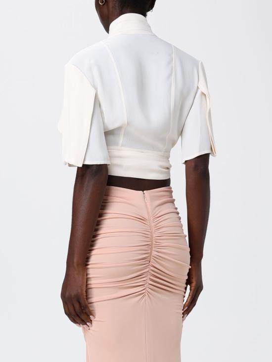 26SS 엘리자베타프랜치 블라우스 CA15862E2 193 Yellow - ELISABETTA FRANCHI