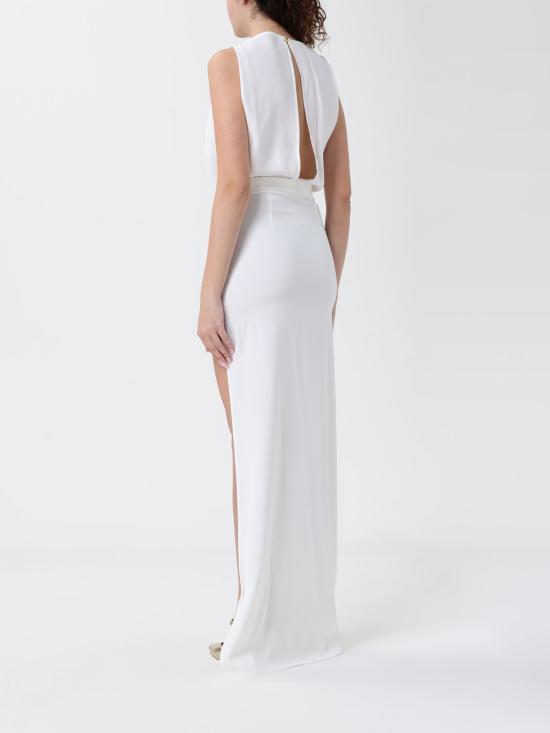 26SS 엘리자베타프랜치 숏 원피스 AB91561E2 360 Yellow Cream - ELISABETTA FRANCHI