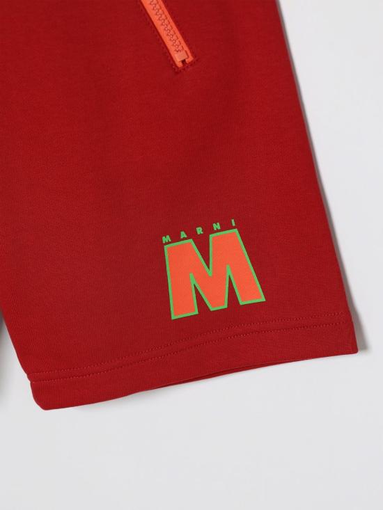 26SS [키즈] 마르니 쇼츠/버뮤다 M01780M00V0 0M435 Red - MARNI