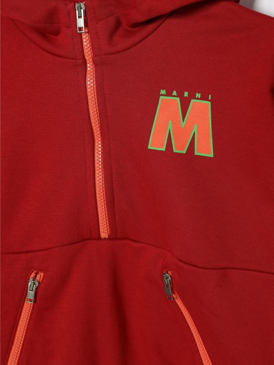 26SS [키즈] 마르니 티셔츠 M01774M00V0 0M435 Red - MARNI