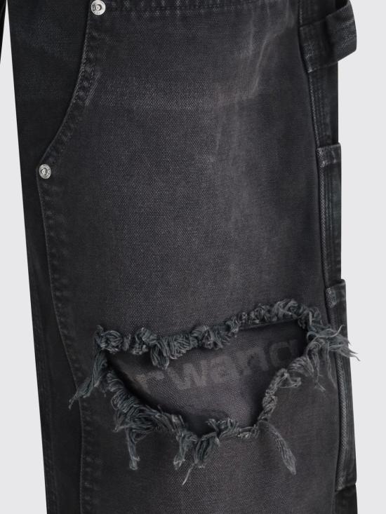 26SS 알렉산더 왕 데님 팬츠 4DC2264991 011D Black - ALEXANDER WANG