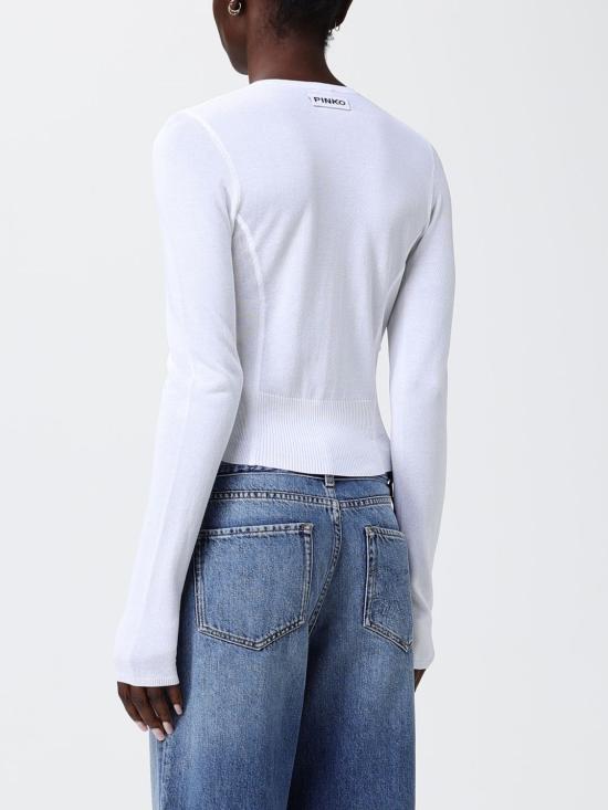 26SS 핑코 가디건 106334A349 Z15 White - PINKO