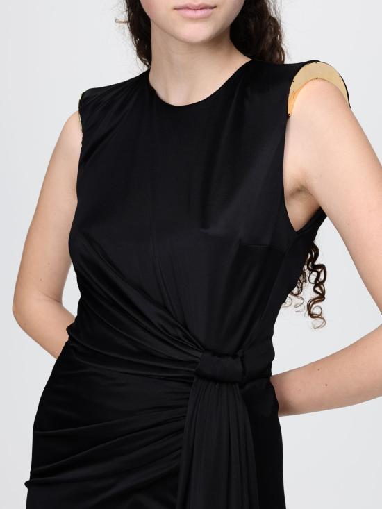 26SS 엘리자베타프랜치 민소매 티셔츠 BO02061E2 110 Black - ELISABETTA FRANCHI