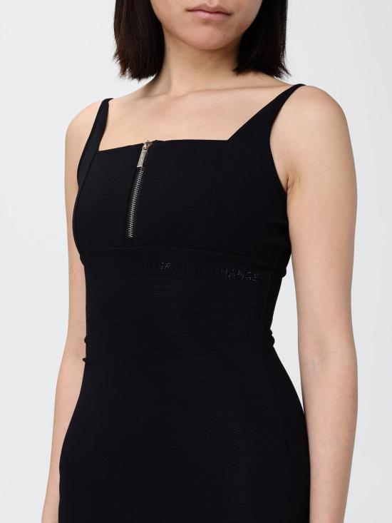 26SS 알마니 미디 원피스 XW002056AF21295 UC001 Black - ARMANI
