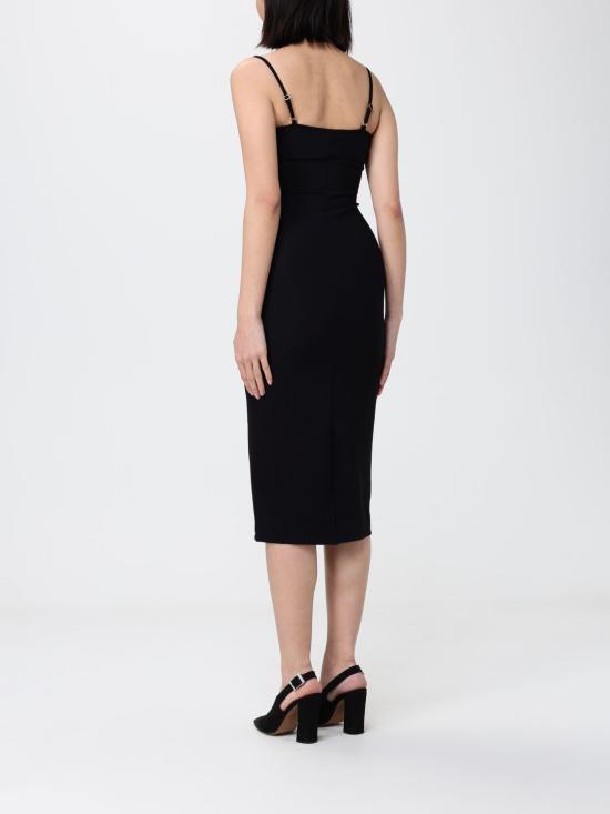 26SS 알마니 미디 원피스 XW002056AF21295 UC001 Black - ARMANI