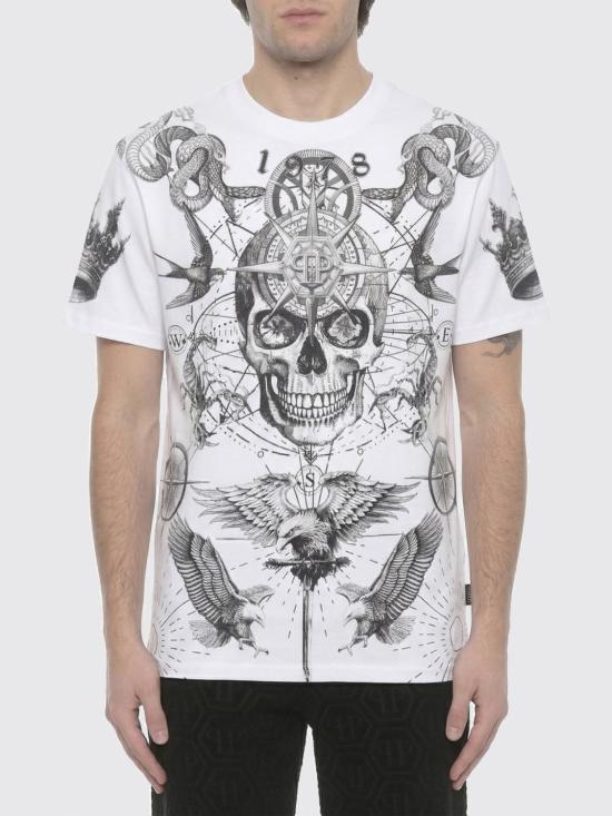 26SS 필립 플레인 반팔 티셔츠 SAFCMTK8850PJY002N 01 White