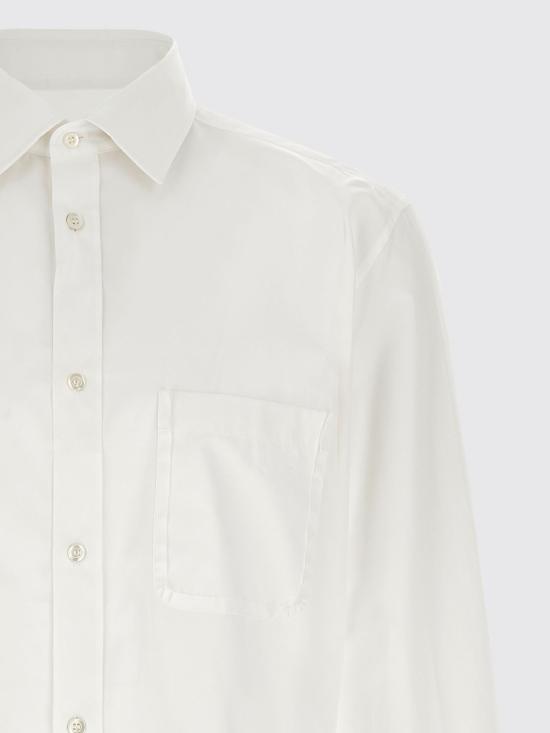 26SS 마르지엘라 Foiled 코튼 포플린 셔츠 S50DT0073S43001 102 White - MAISON MARGIELA