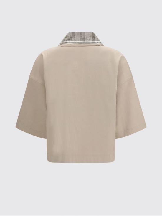 26SS 브루넬로 쿠치넬리 폴로 티셔츠 ML946SP105 C9272 Beige - BRUNELLO CUCINELLI